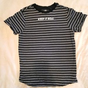 Crazy 8 Black and White Graphic Shirt